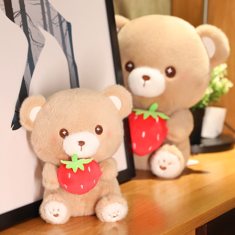 Kawaii Strawberry Bear Plush Toy Doll