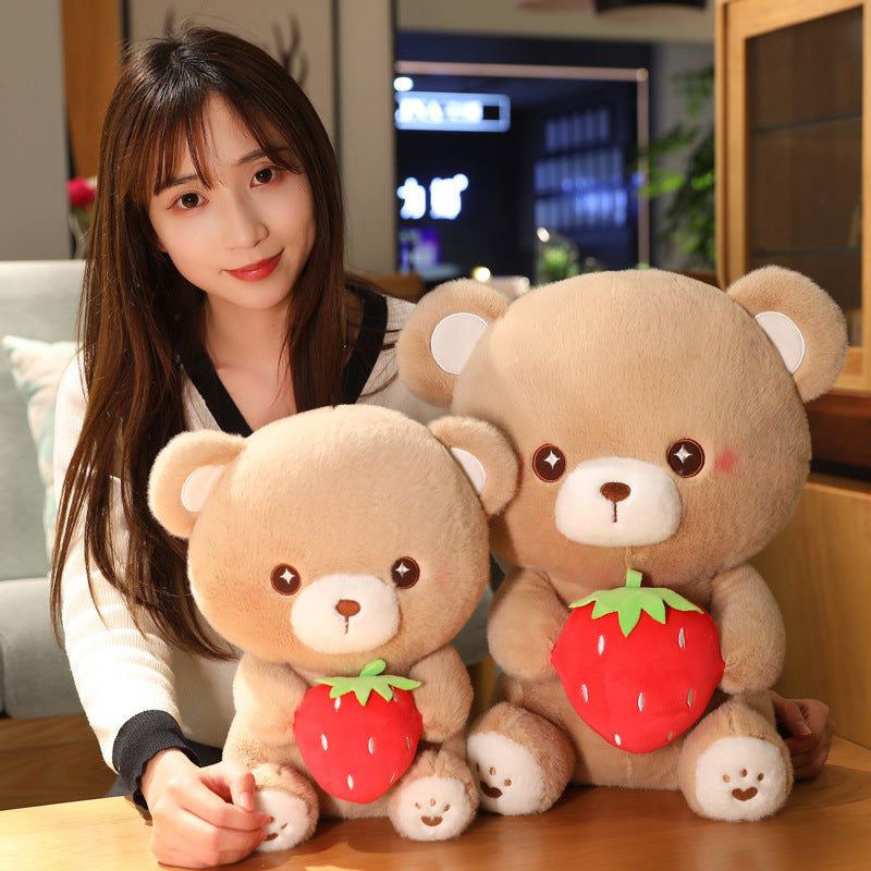 Kawaii Strawberry Bear Plush Toy Doll