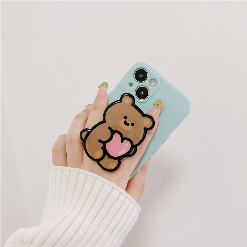 Kawaii Japanese Cute Bear Anime Silicone Phone Case