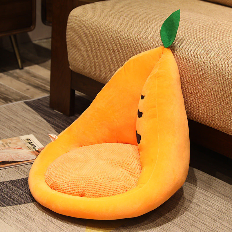 Kawaii multifonction en peluche fruits doux en peluche Cactus avocat carotte oreiller jouets maison bureau décor chaise coussin de siège