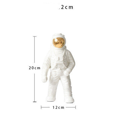 Kawaii Astronaute Fine Ornement Cave à Vin Étude Design Original Poterie