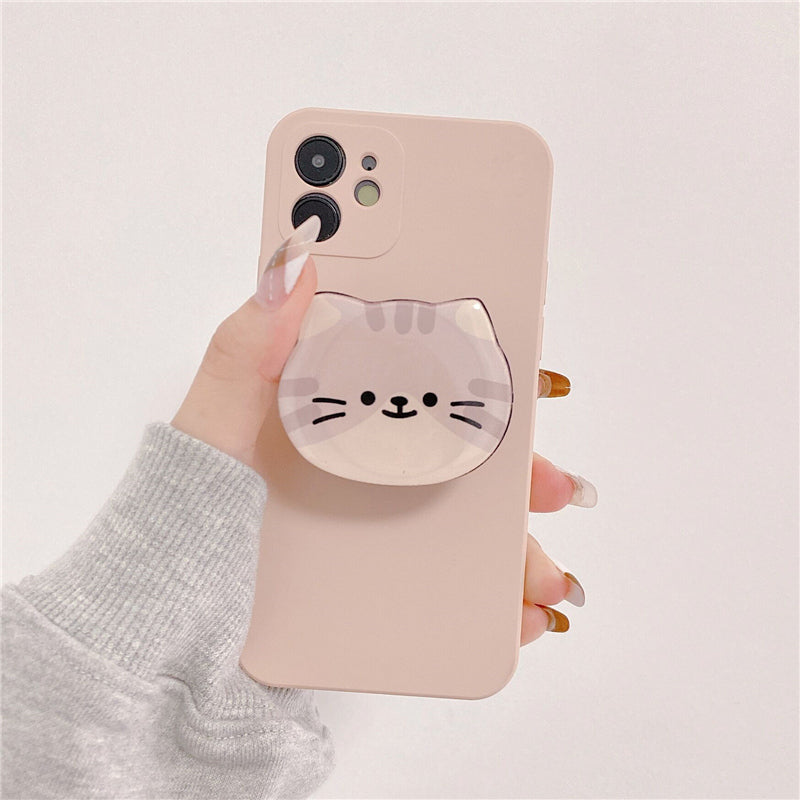 Kawaii Cat Phone Case Appareil photo tout compris créatif