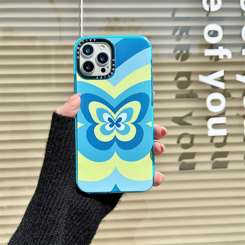 Coque de téléphone Kawaii Art Pop Heart Love Butterfly